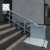 Наклонный подъемник для инвалидов по ТУ НПМ-01, с столбов для крепления, с покрытием пола анти-скользящим рифлёным алюминием, с ловителем до 9 метров